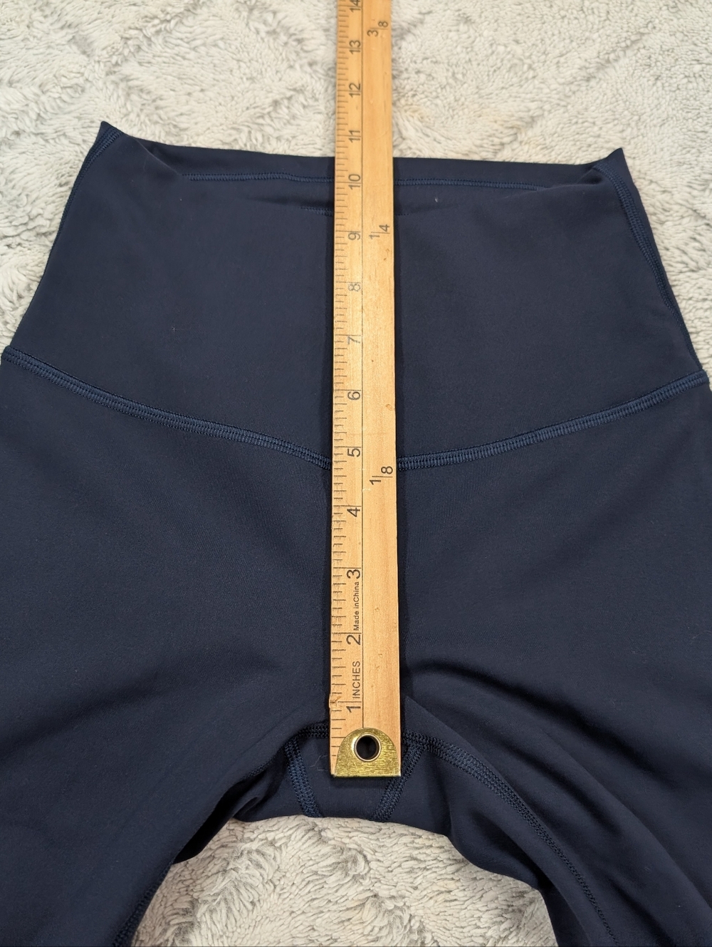 Lululemon Leggings Womens 4 Blue Navy Wunder Train High Rise Tights 28” Active - Picture 5 of 9